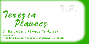 terezia plavecz business card